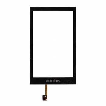 Сенсорное стекло (тачскрин) для Philips Xenium X525, черный