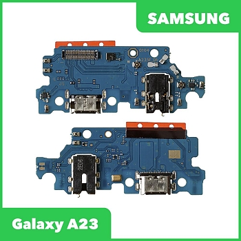 Системный разъем (разъем зарядки) для Samsung Galaxy A23 SM-A235, микрофон